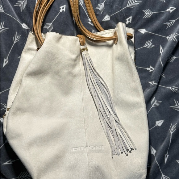 Dimoni Handbags - Rare Dimoni Soft Leather Drawstring Shoulder Bag Handcrafted in Spain